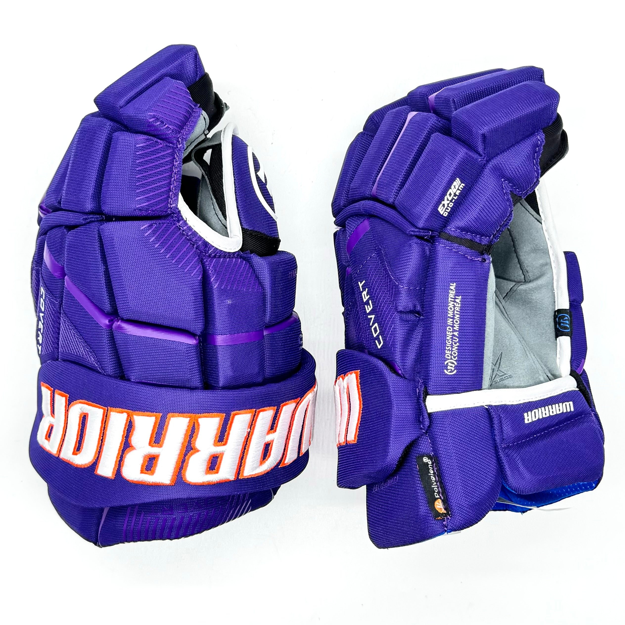 Warrior Covert QR6 - Gant d'origine - Orlando Solar Bears ECHL (Violet/Orange)